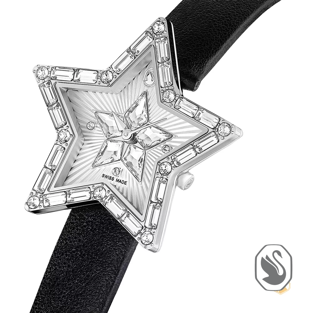 Swarovski Symbolica Star Black Watch 36mm