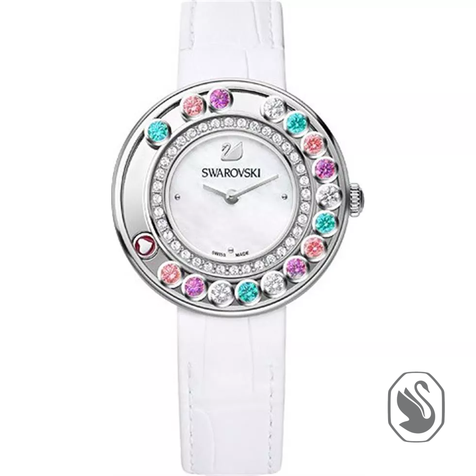 Swarovski Lovely Crystals Multi-colored Watch 35MM