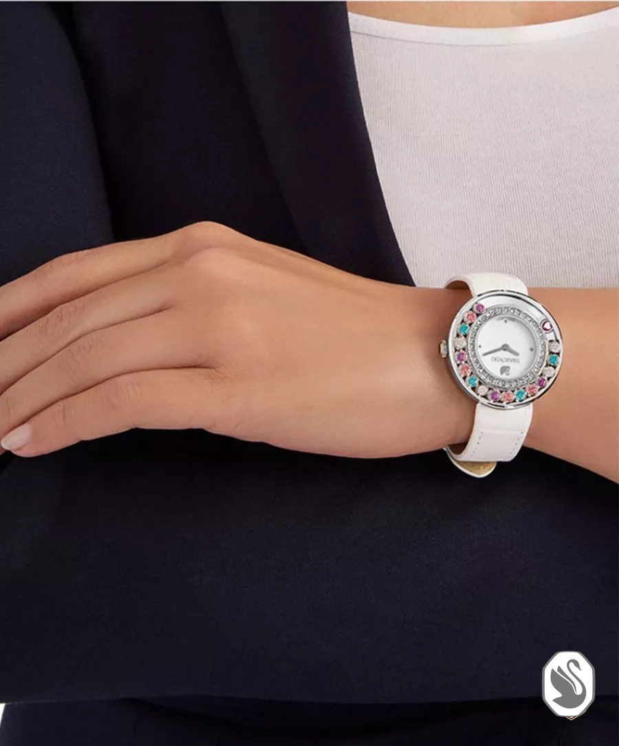 Swarovski Lovely Crystals Multi-colored Watch 35MM