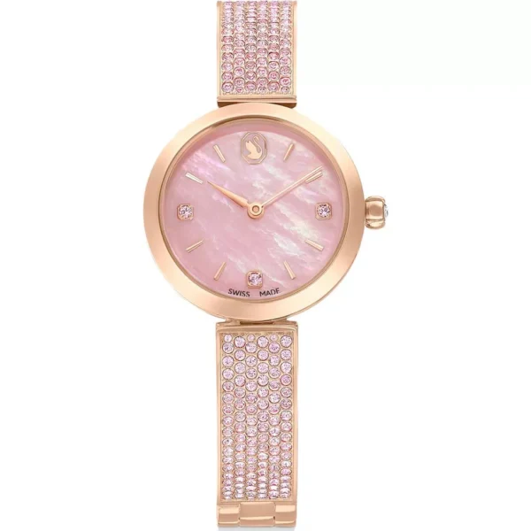 Swarovsky Illumina Pink Tone Watch 27mm