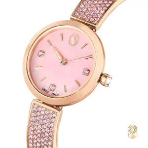 Swarovsky Illumina Pink Tone Watch 27mm