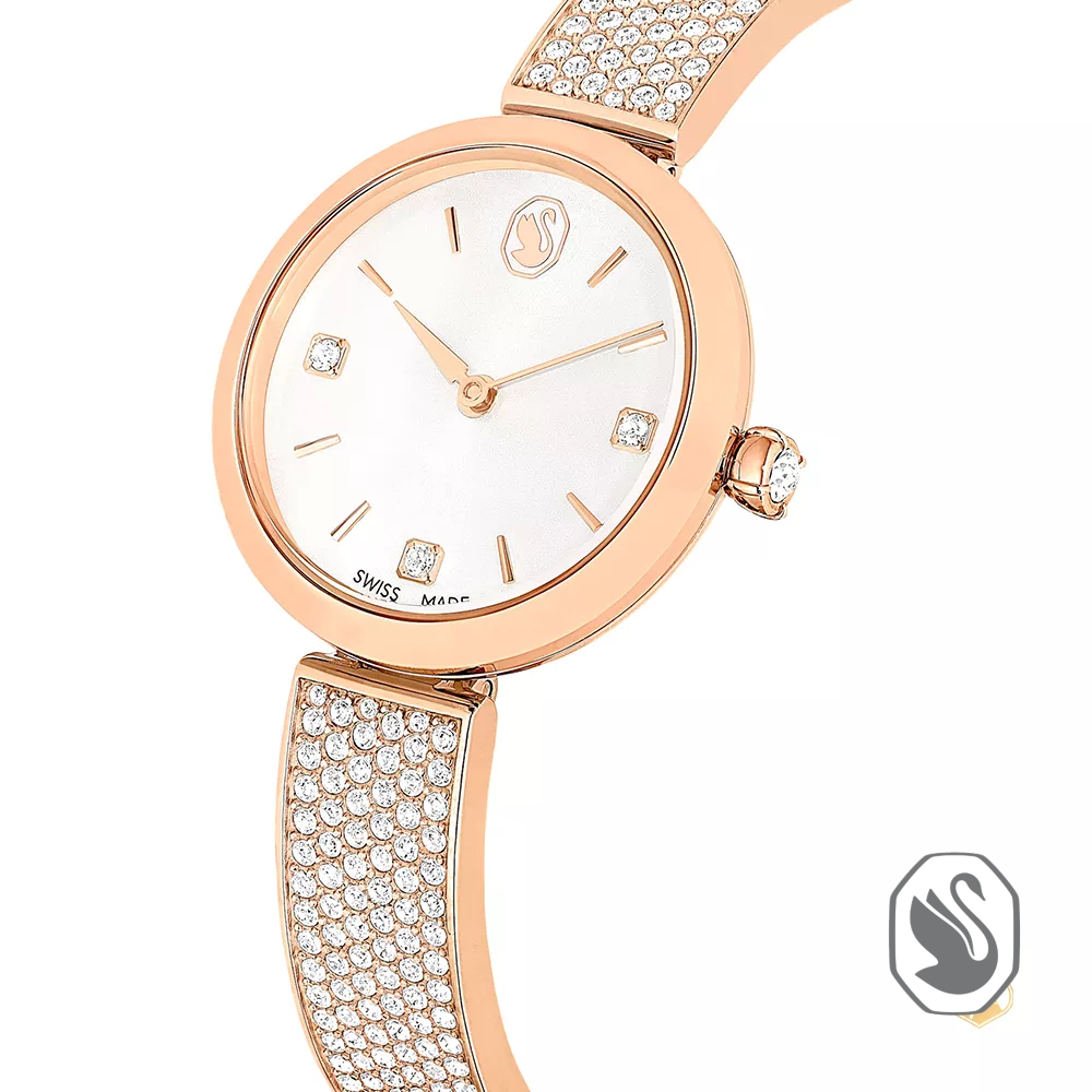 Swarovsky Illumina Rose Gold Tone Watch 27mm