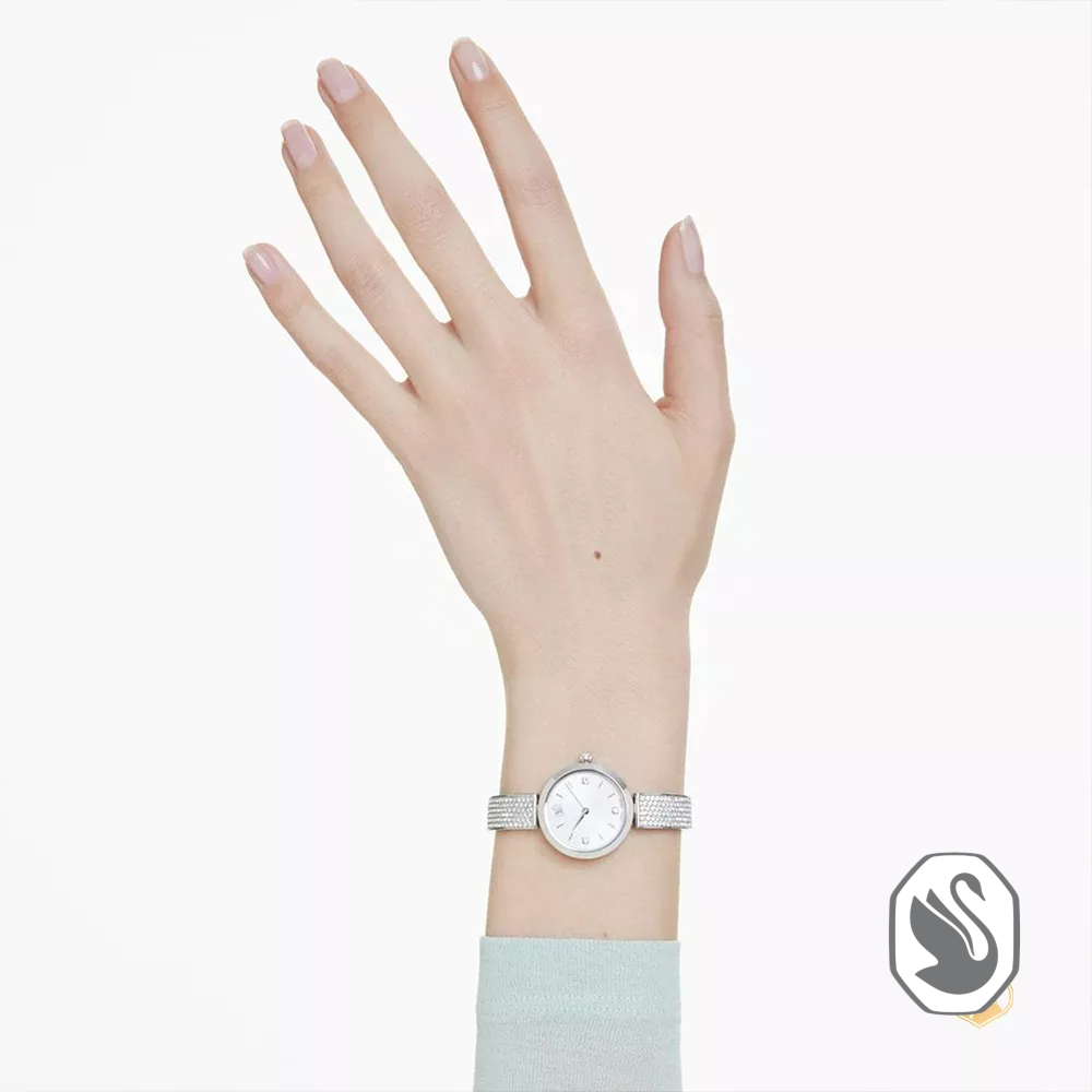 Swarovsky Illumina Silver Tone Watch 27mm